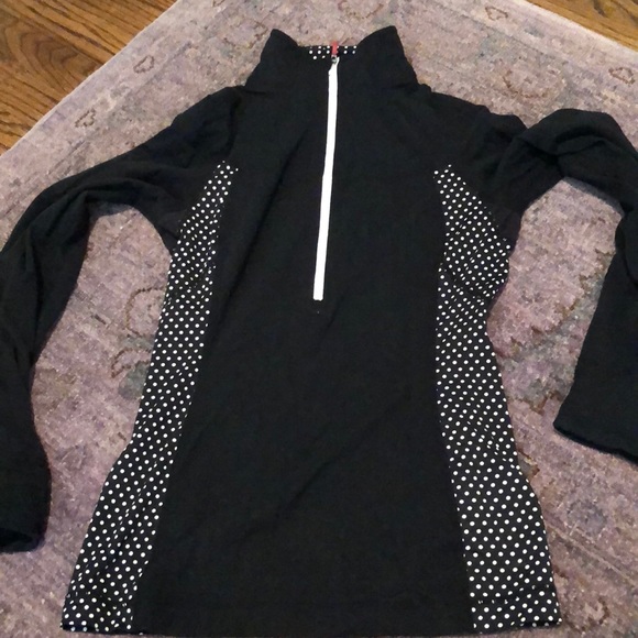 lululemon athletica Jackets & Blazers - Lululemon Half Zip Polka Dot Pullover
